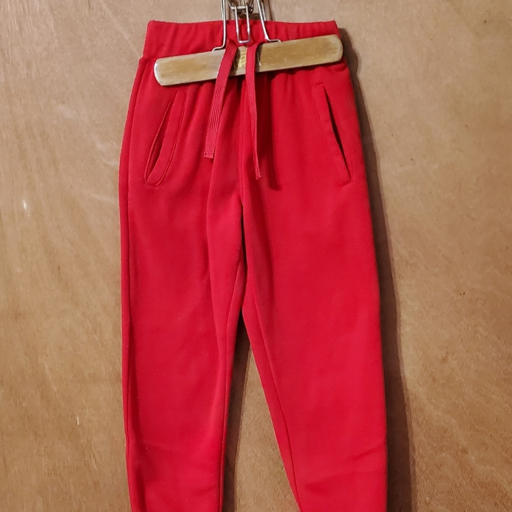 Range Kids Sweatpants Size 10-12 Red Excellent Condition